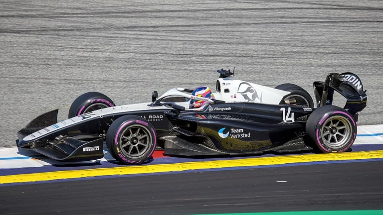 Martinius Stenshorne in action · Formula 2 · Austria 2026
