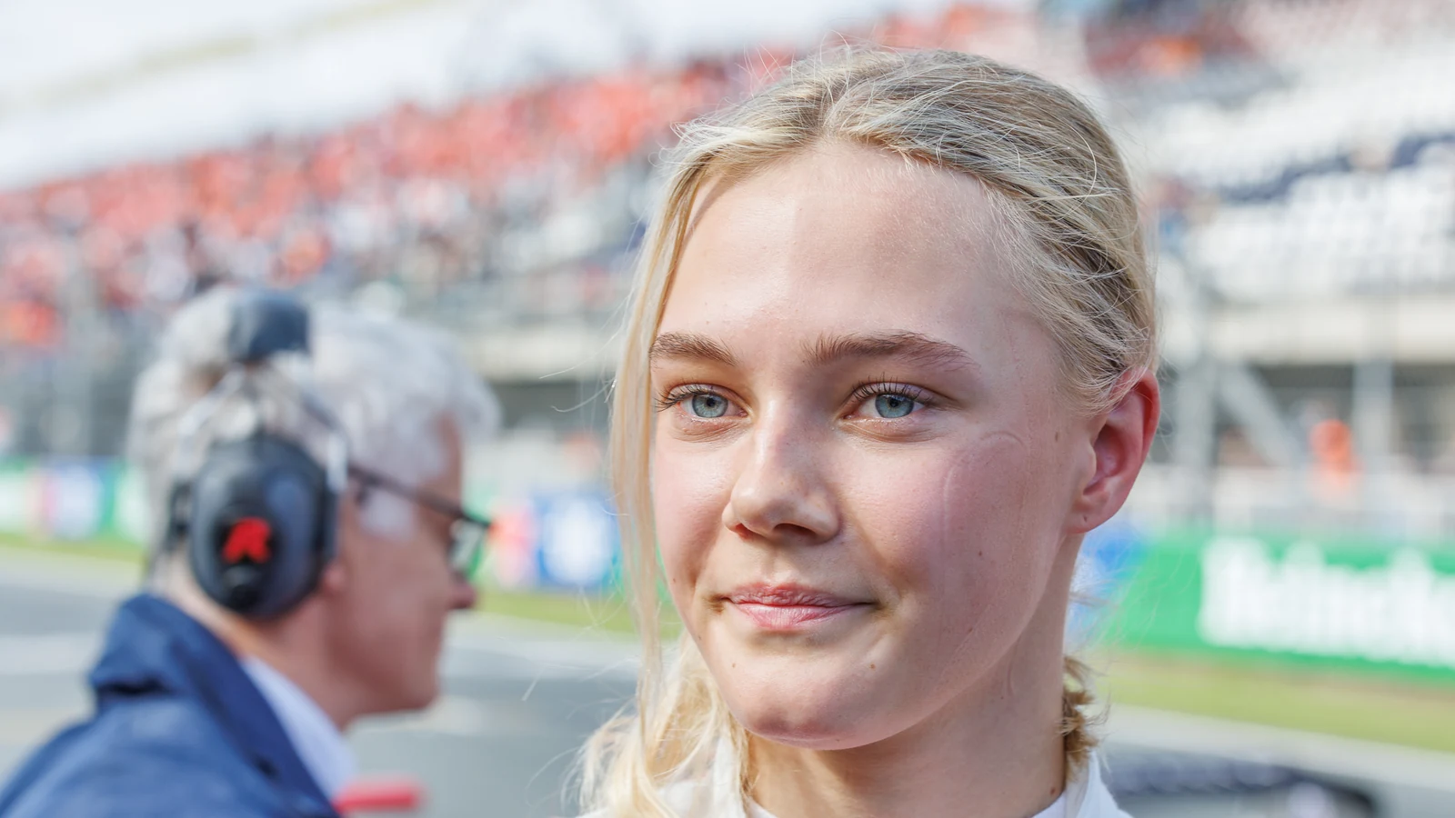 Alba Larsen at the F1 Academy round at Zandvoort in August 2026