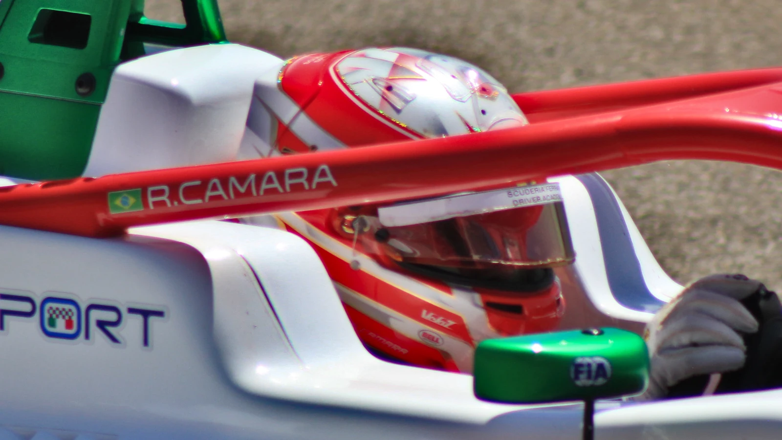 Rafael Câmara în monopostul Formula Regional la Mugello, 12 iulie 2024. Fotografie de arhivă; nu prezintă un monopost Haas sau o sesiune F1 din 2027.