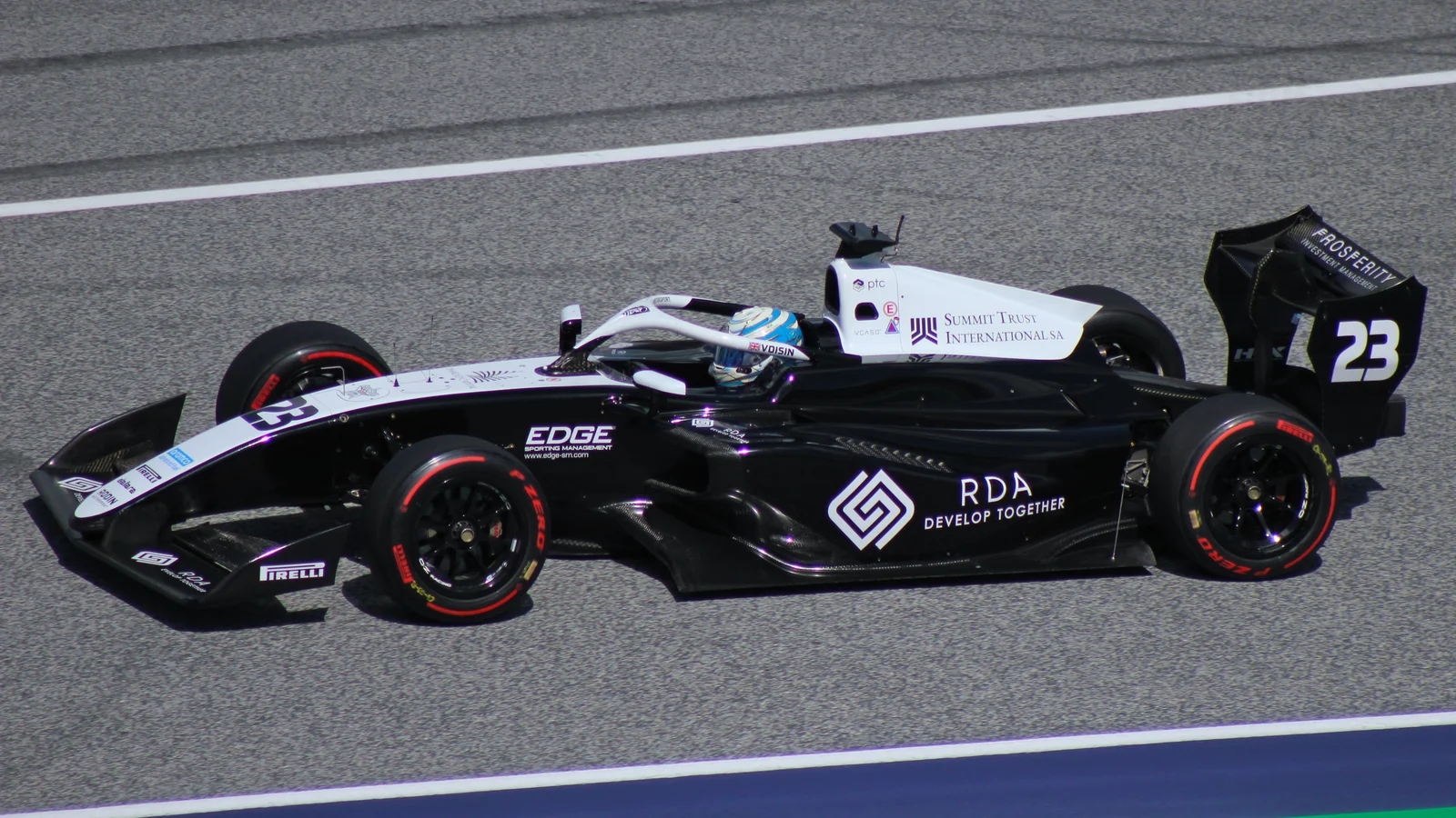 Callum Voisin în monopostul de Formula 3 la Red Bull Ring în 2025