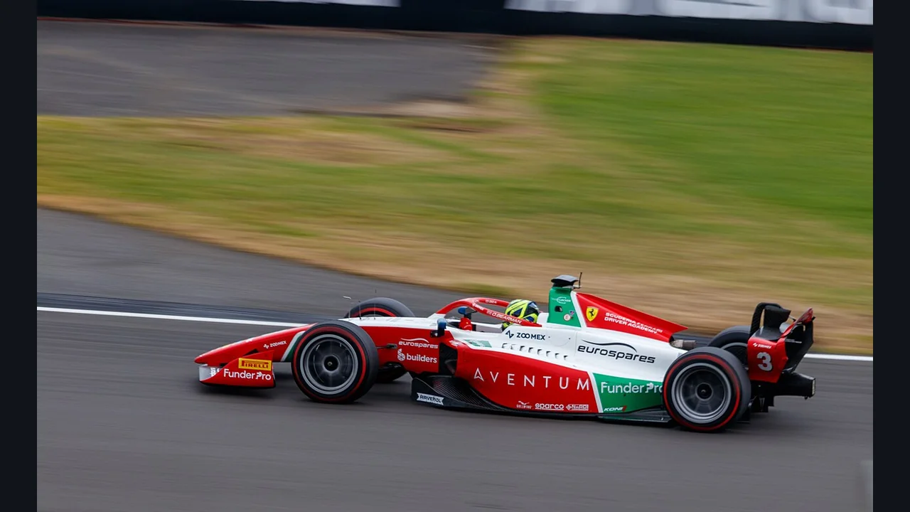 Archive photograph: 2024 FIA Formula 2 Silverstone round. Oliver Bearman (Prema Racing).